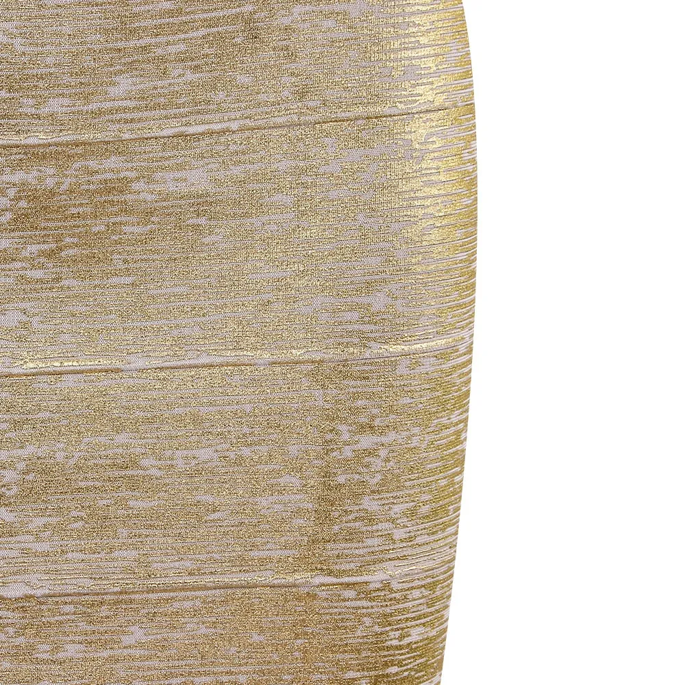 Glitter & Gold Pencil Skirt