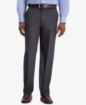 Haggar Mens Classic fit Dress Pants 34 / 30 Grey