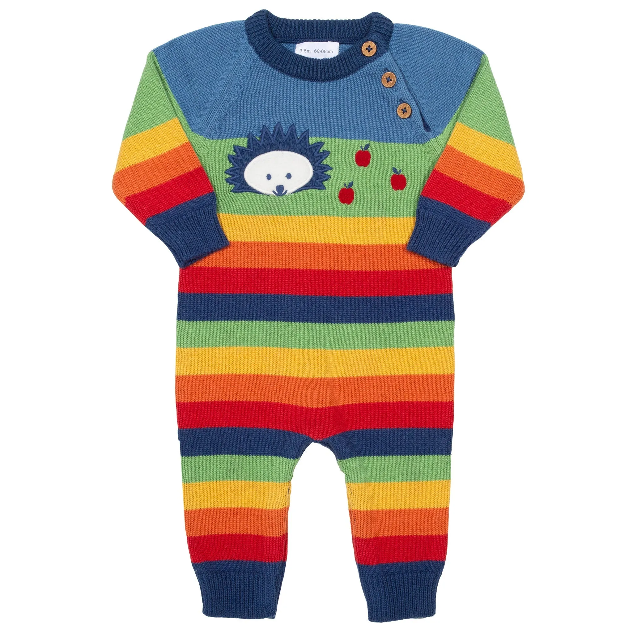 Hedgehog knit romper