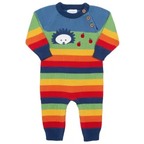 Hedgehog knit romper