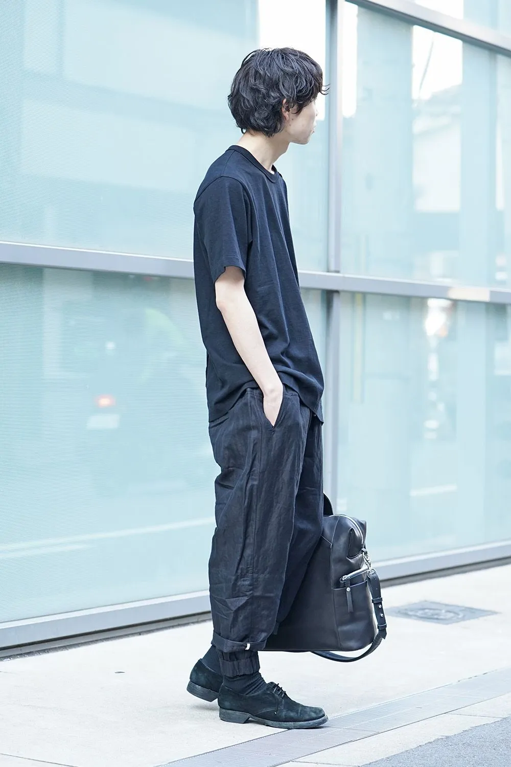 Hem layered Cropped pants 0M191 0506