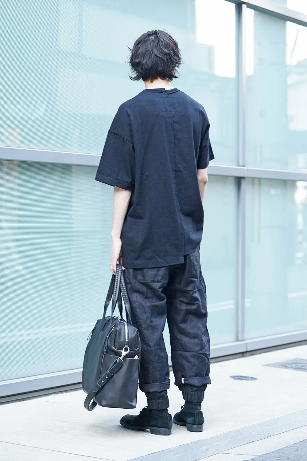 Hem layered Cropped pants 0M191 0506