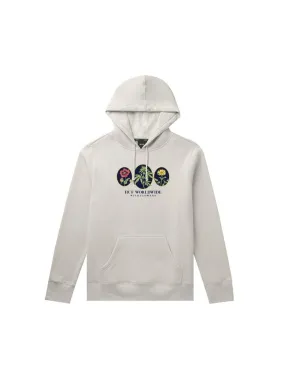 Huf Worldwide Flowers 2  Pullover Hoodie Unbleached PF00282