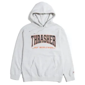 HUF X Thrasher Bayview Hoodie Athletic Heather