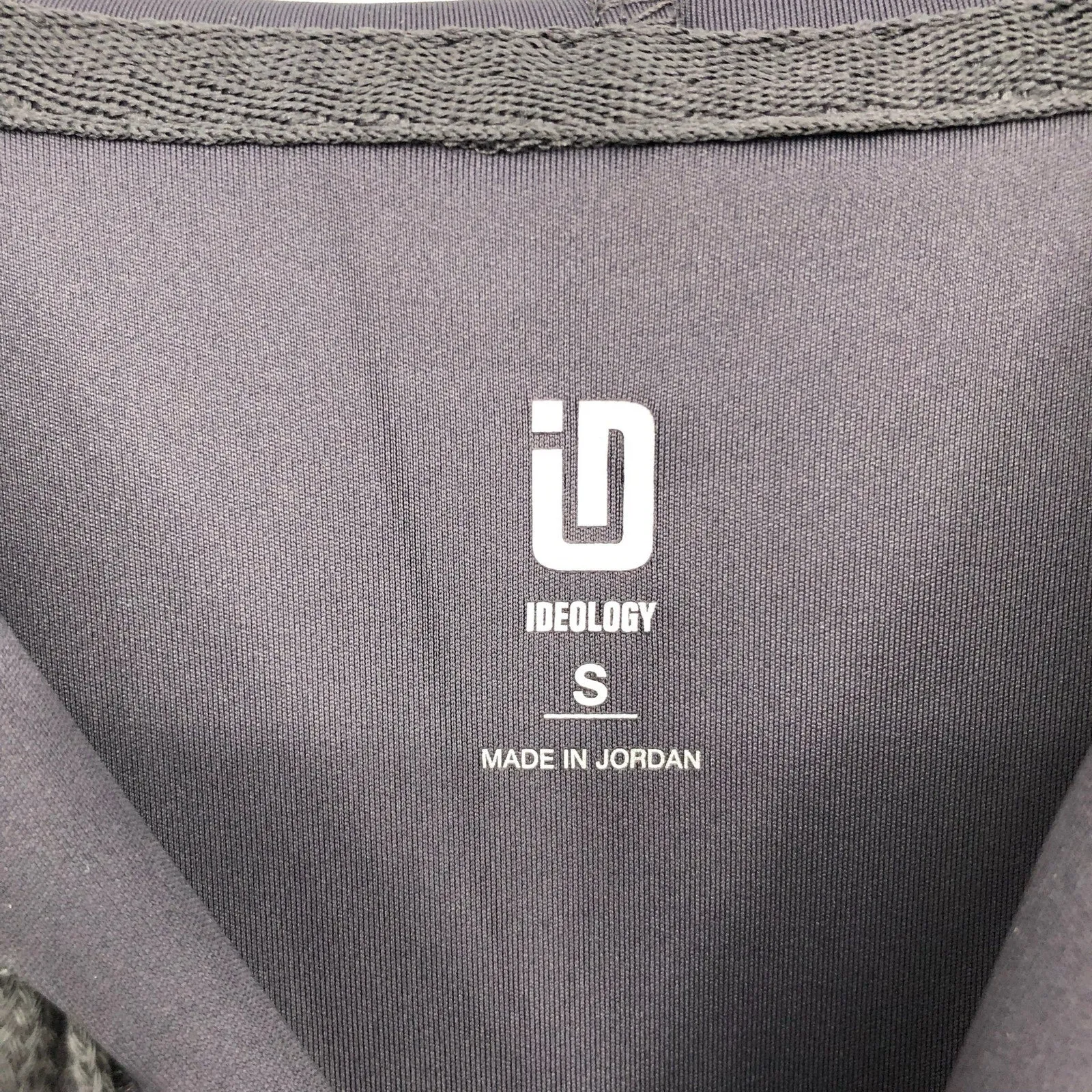 IDEOLOGY Womens Hoodie Small Grey Deep Charcoal