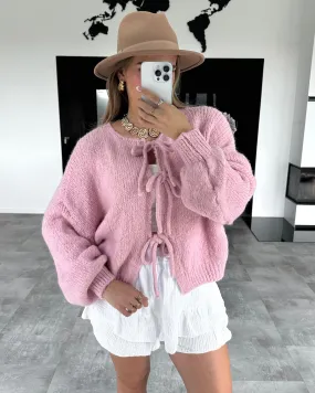 Ivyshape | Cardigan With Knots
