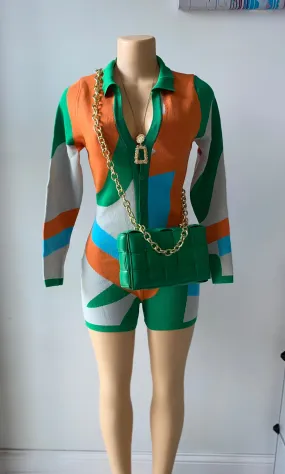 JADA KNIT LONG SLEEVE ROMPER (2 COLORS)