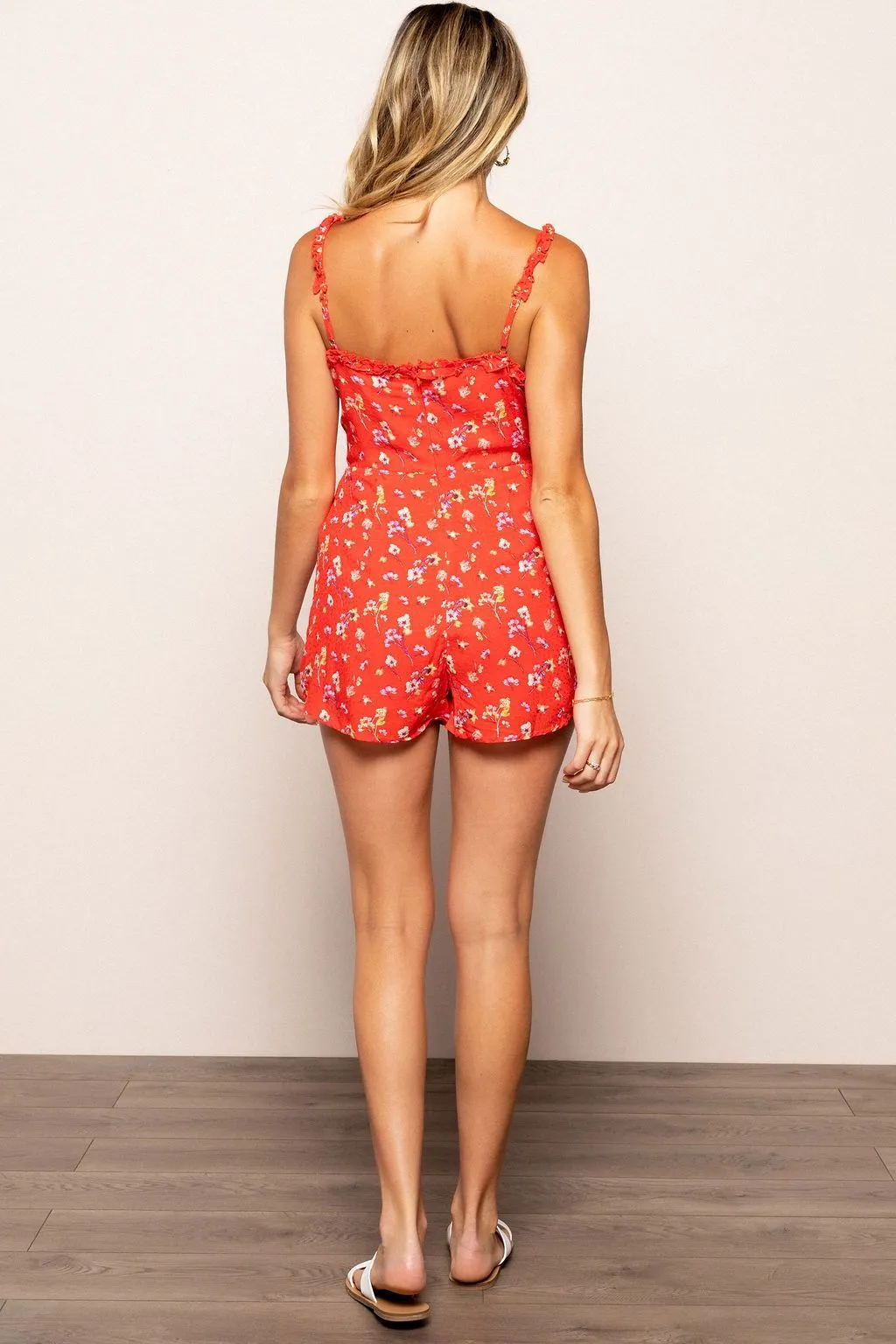 Kaylee Romper in Red