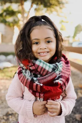 Kids Flannel Infinity Scarf