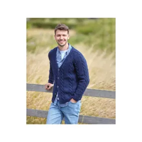 King Cole Mens Aran Knitting Pattern 5960