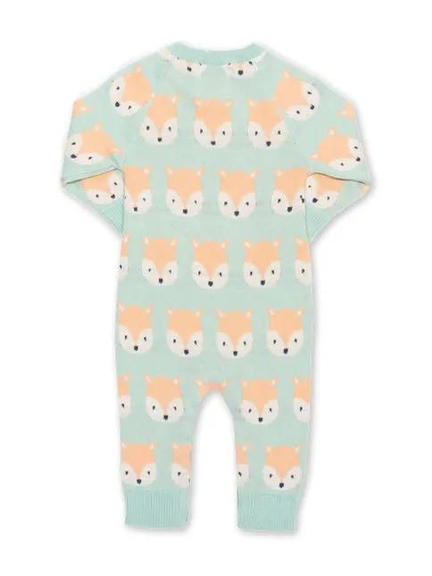 Knit Fox Romper