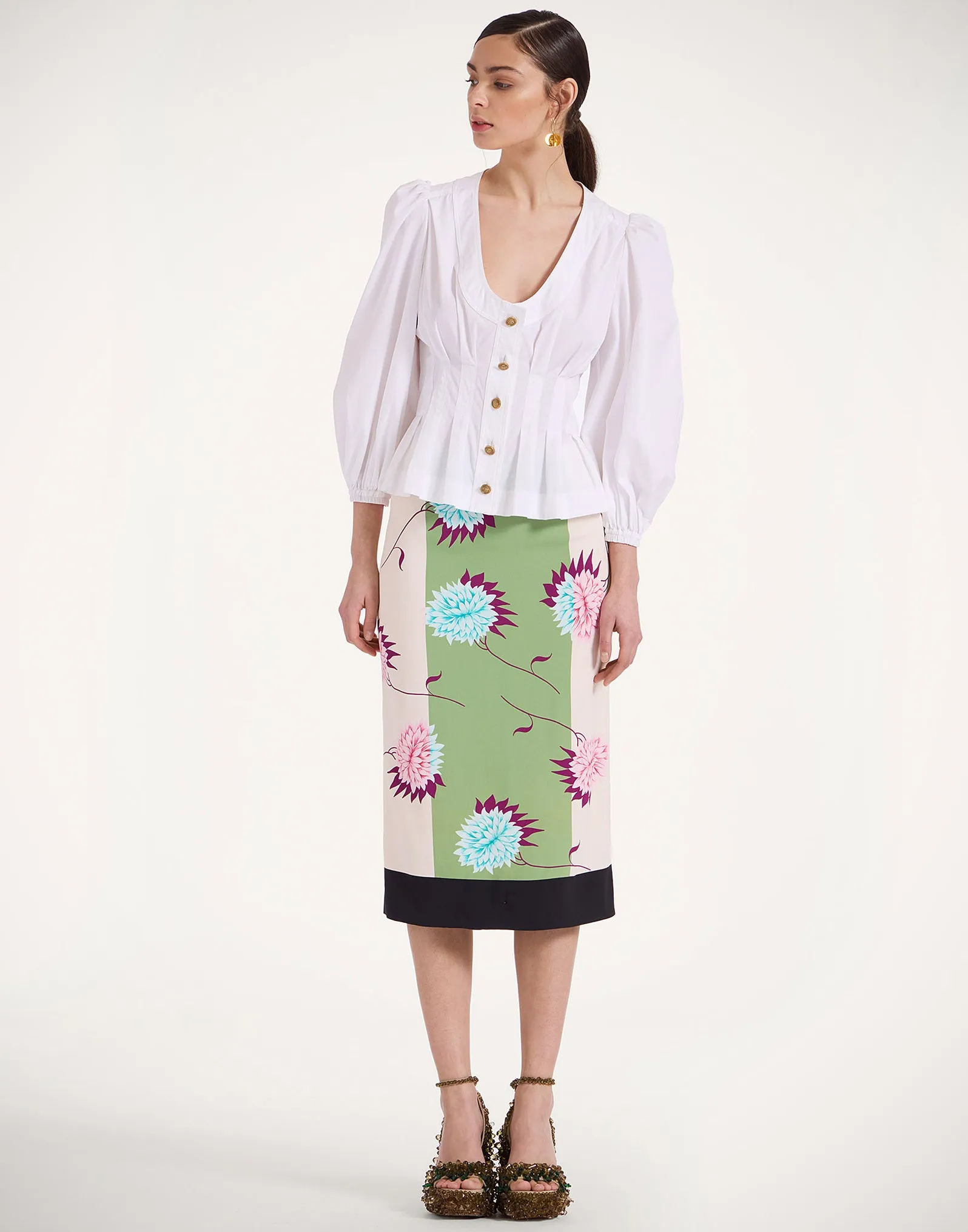La Double J | Derby Palacee Pencil Skirt