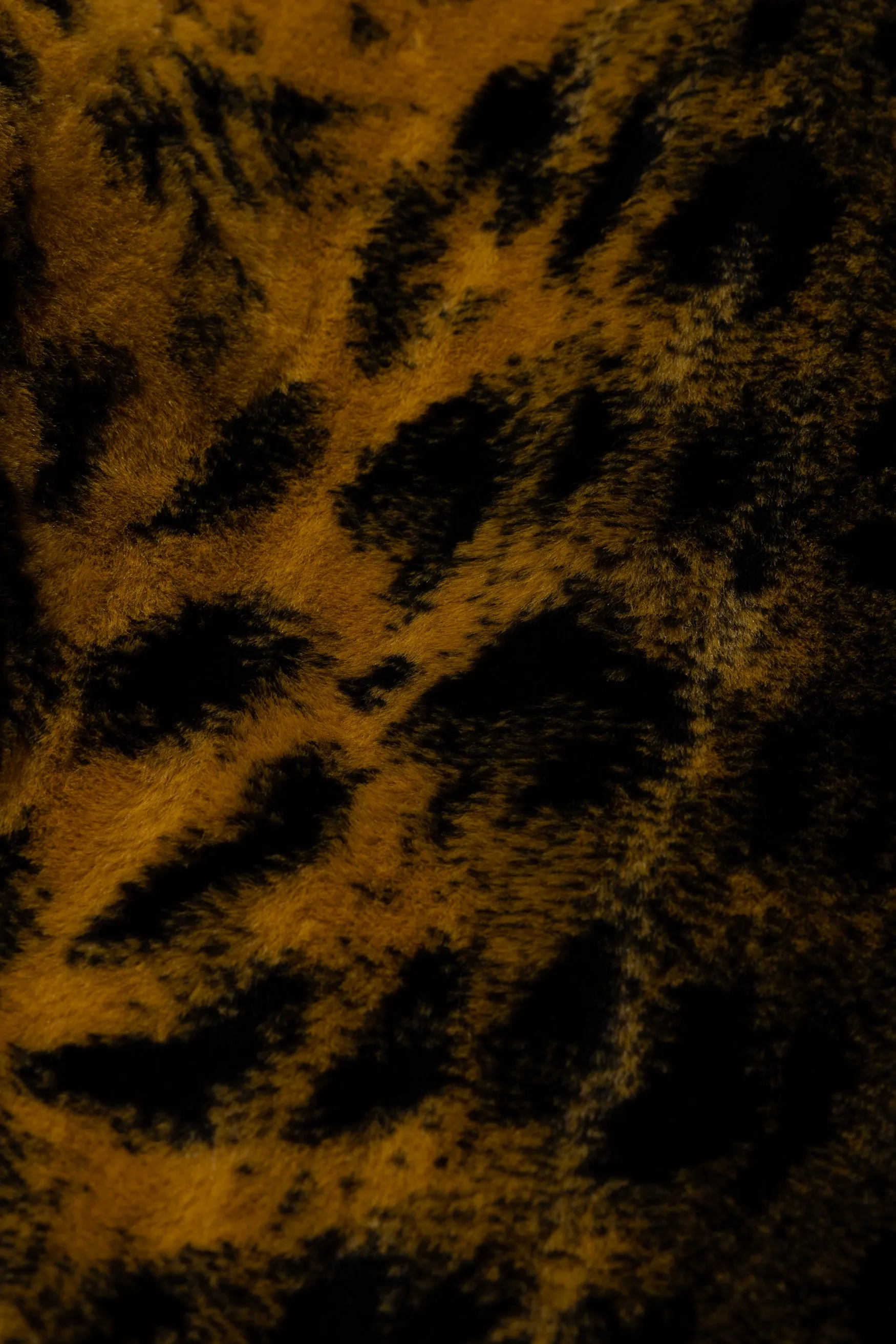 Leopard Furry Coach Jacket
