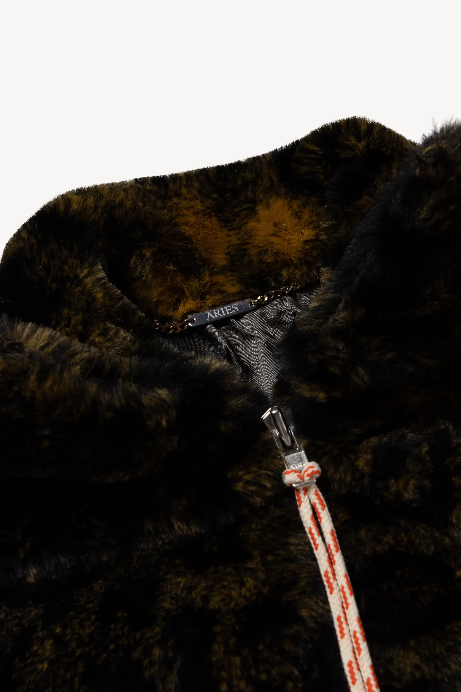 Leopard Furry Coach Jacket