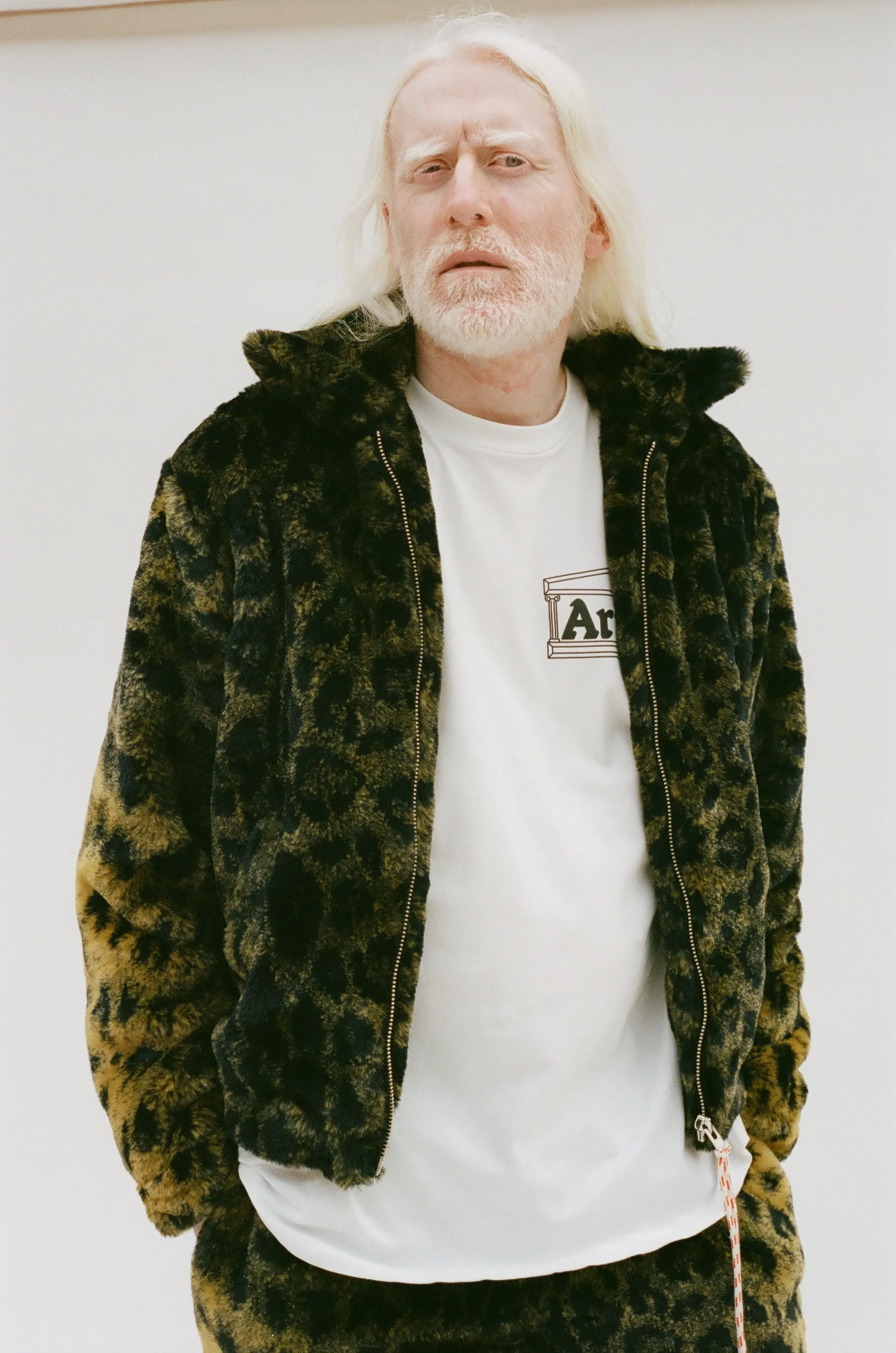 Leopard Furry Coach Jacket