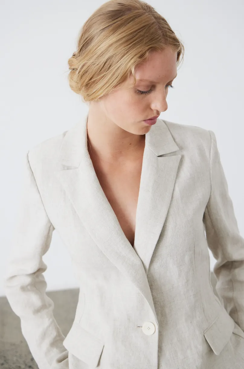 Linen Blazer by Laing