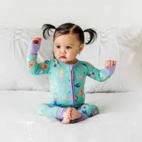 Little Sleepies - Mermaid Magic Bamboo Viscose Zippy 3-6 months