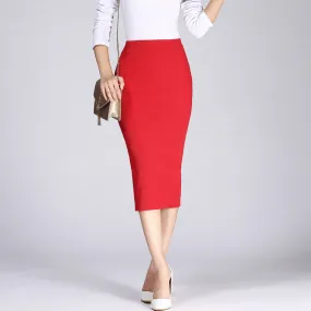 Long Pencil Skirt