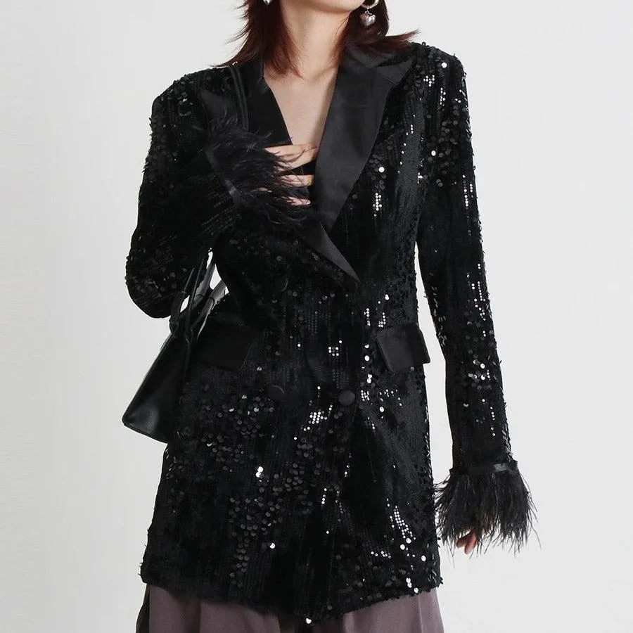 Lopez Sequin Blazer