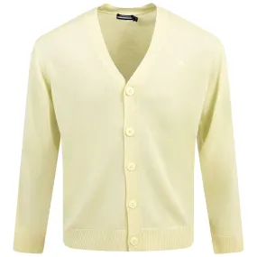 Lucas Merino Tech Wool Knitted Cardigan Wax Yellow - SS24