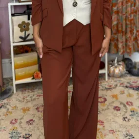 Main Attraction Wide Leg Pants- FINAL SALE