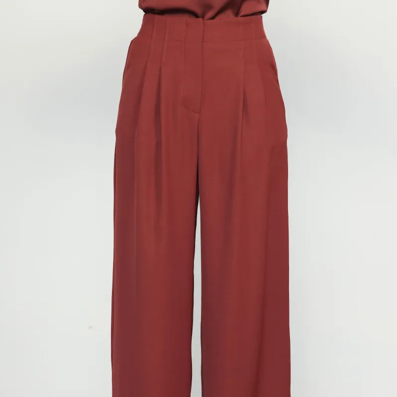 Main Attraction Wide Leg Pants- FINAL SALE
