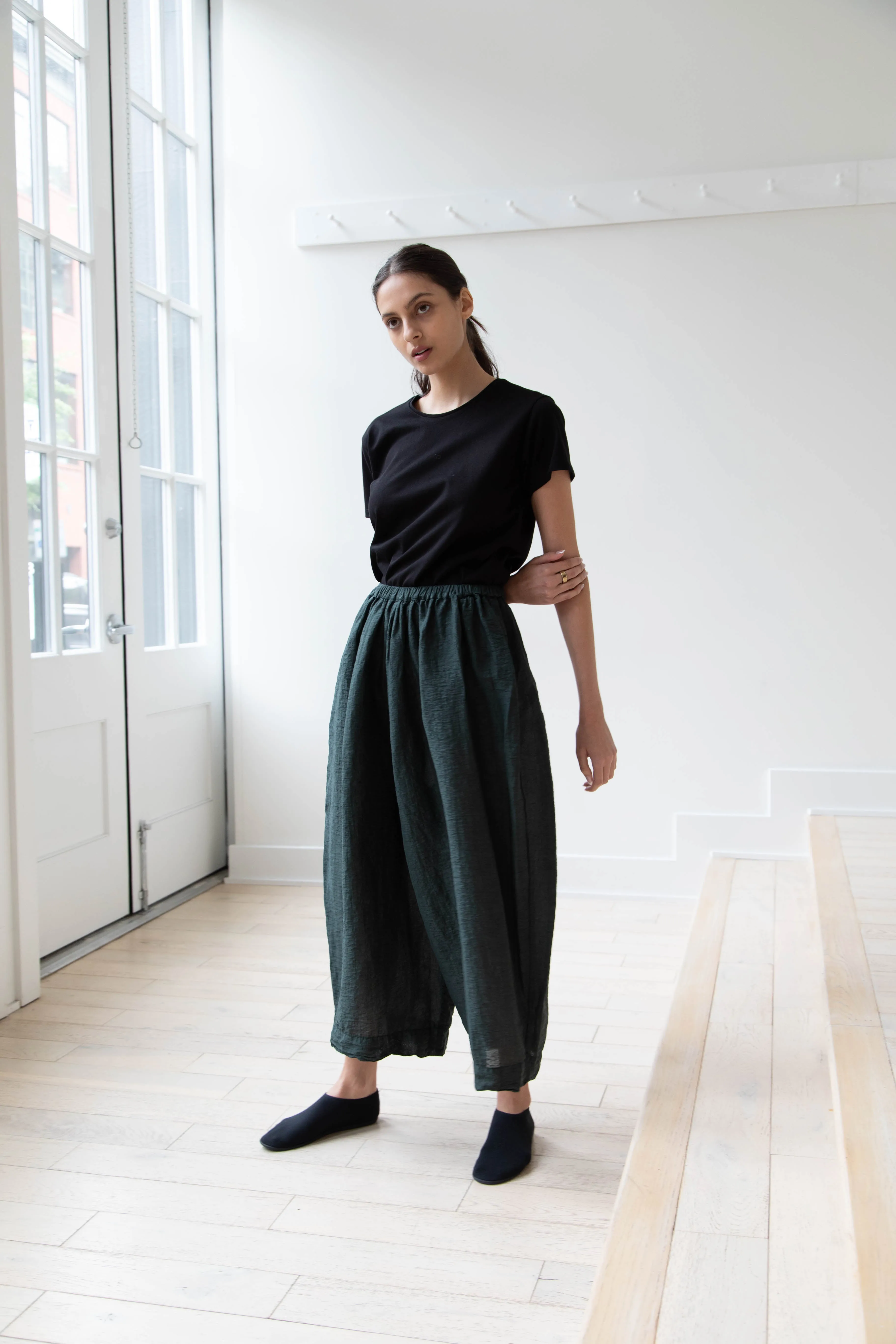 Manuelle Guibal | Oversize Pants in Military