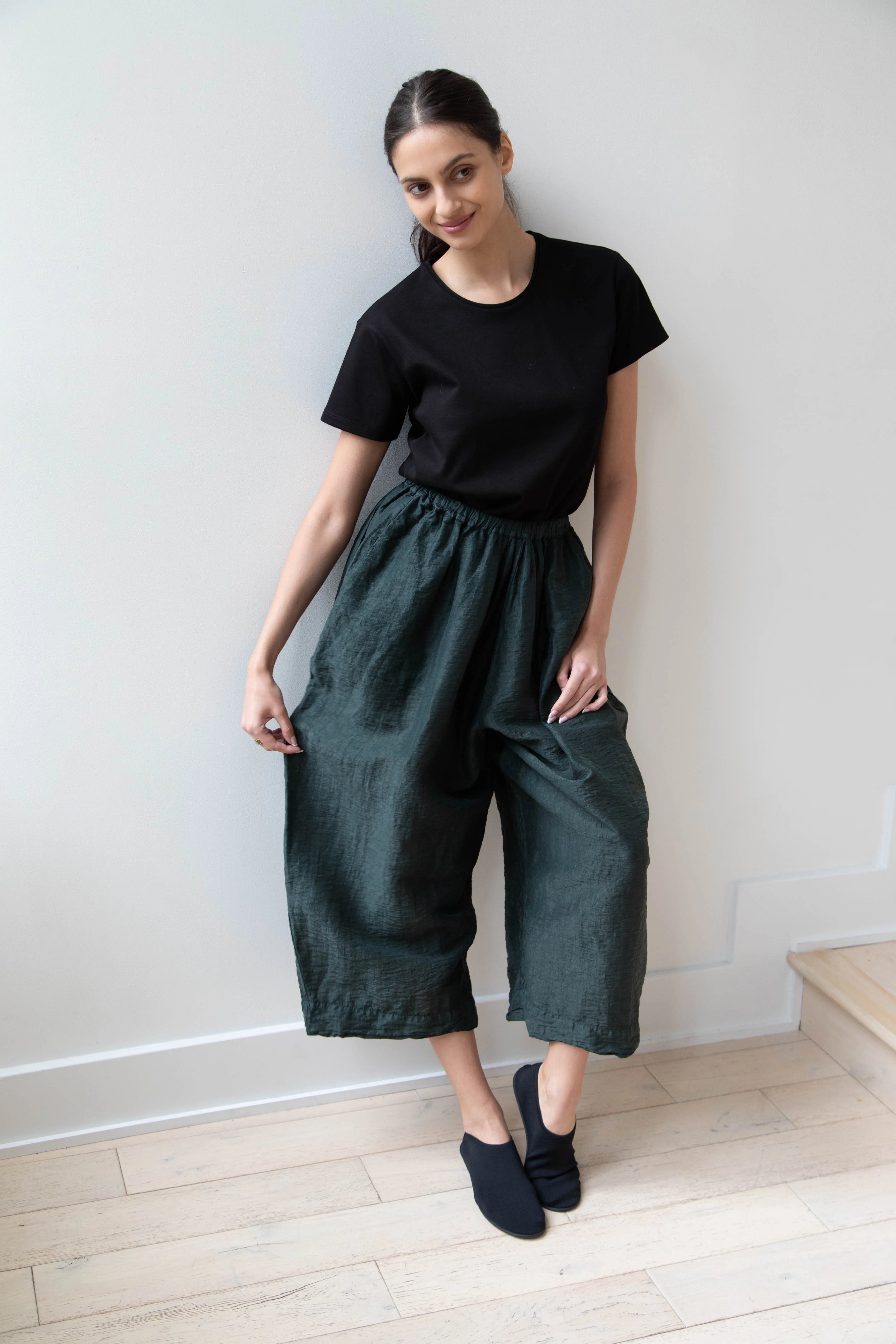 Manuelle Guibal | Oversize Pants in Military