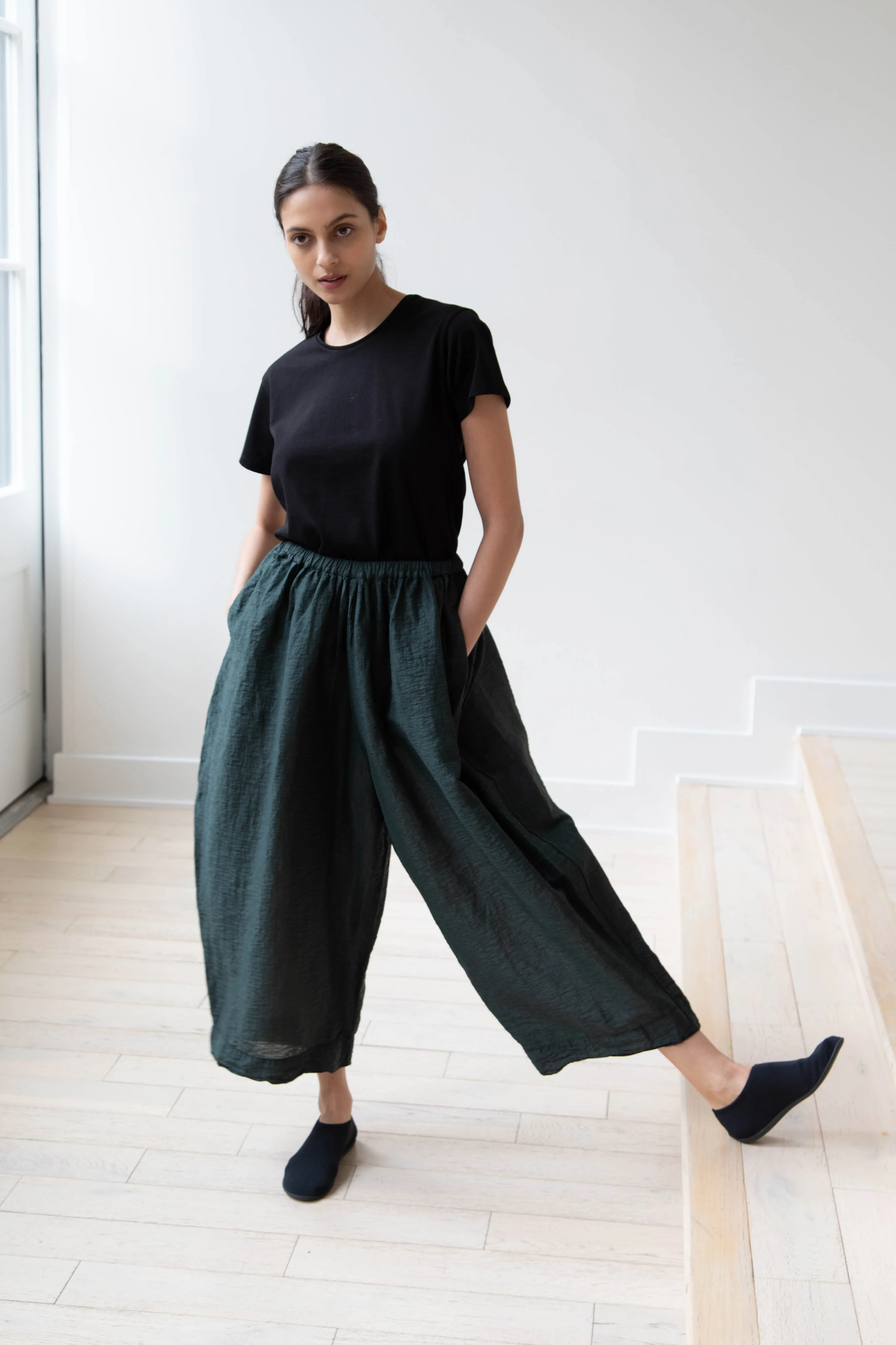 Manuelle Guibal | Oversize Pants in Military