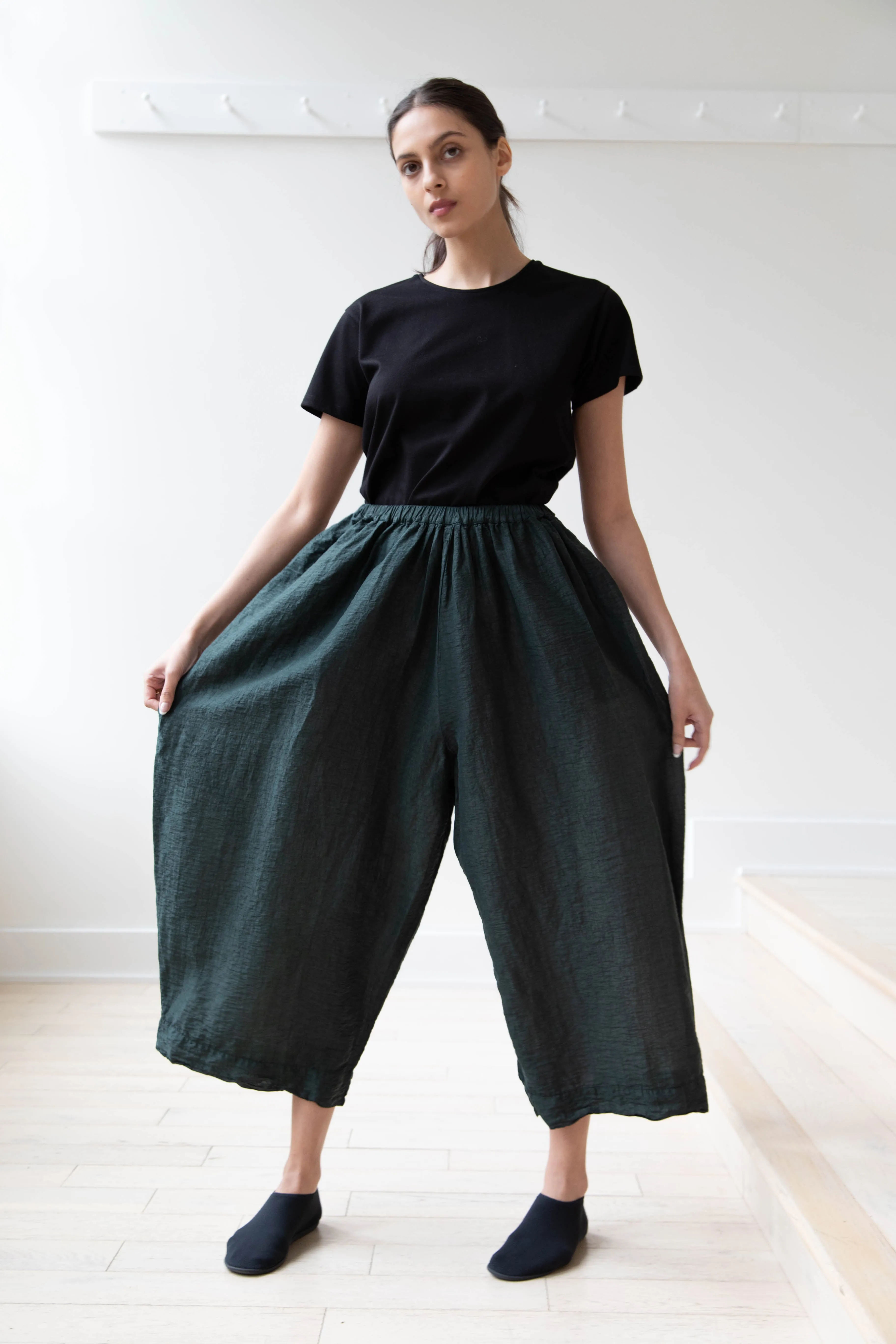 Manuelle Guibal | Oversize Pants in Military