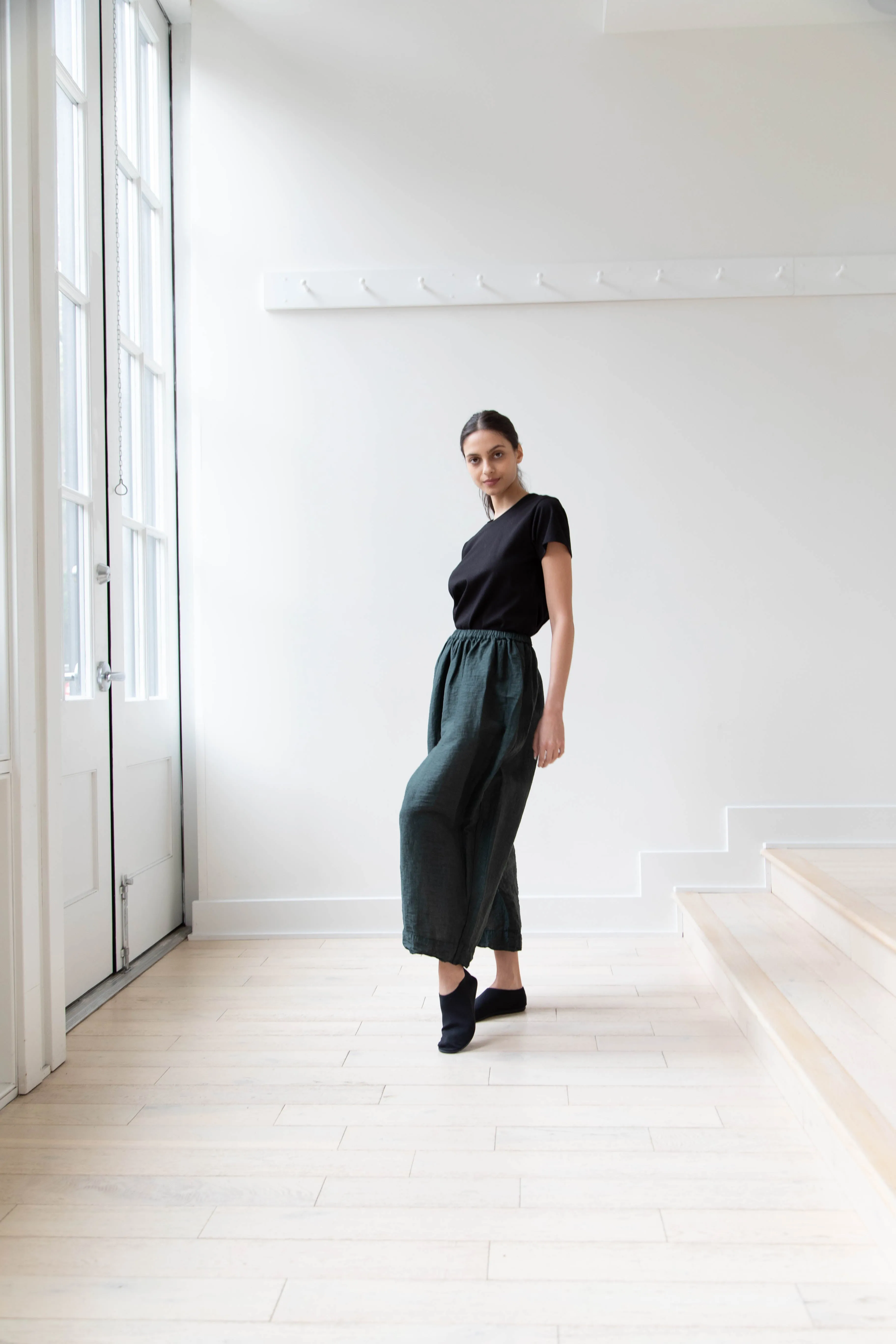 Manuelle Guibal | Oversize Pants in Military