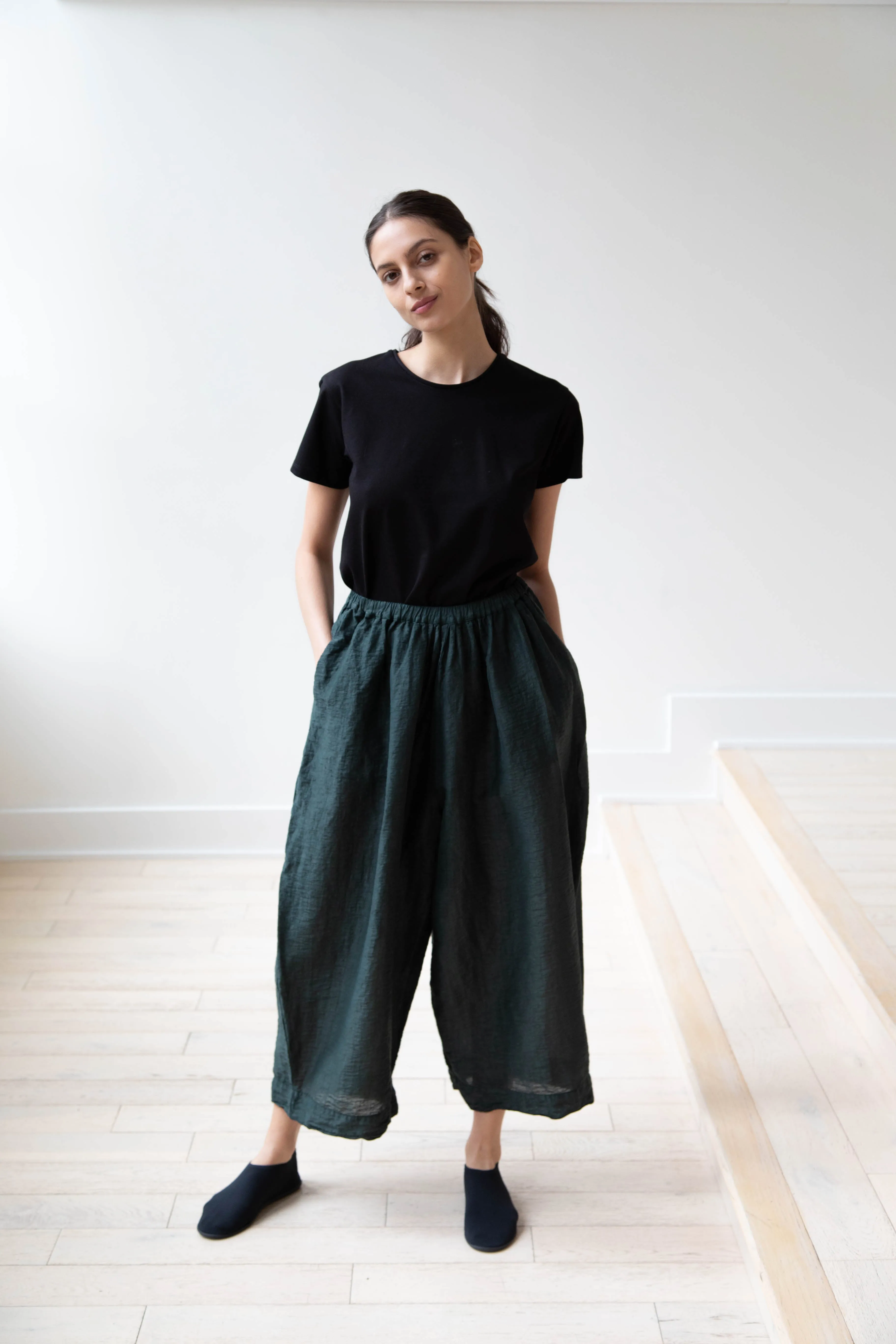 Manuelle Guibal | Oversize Pants in Military