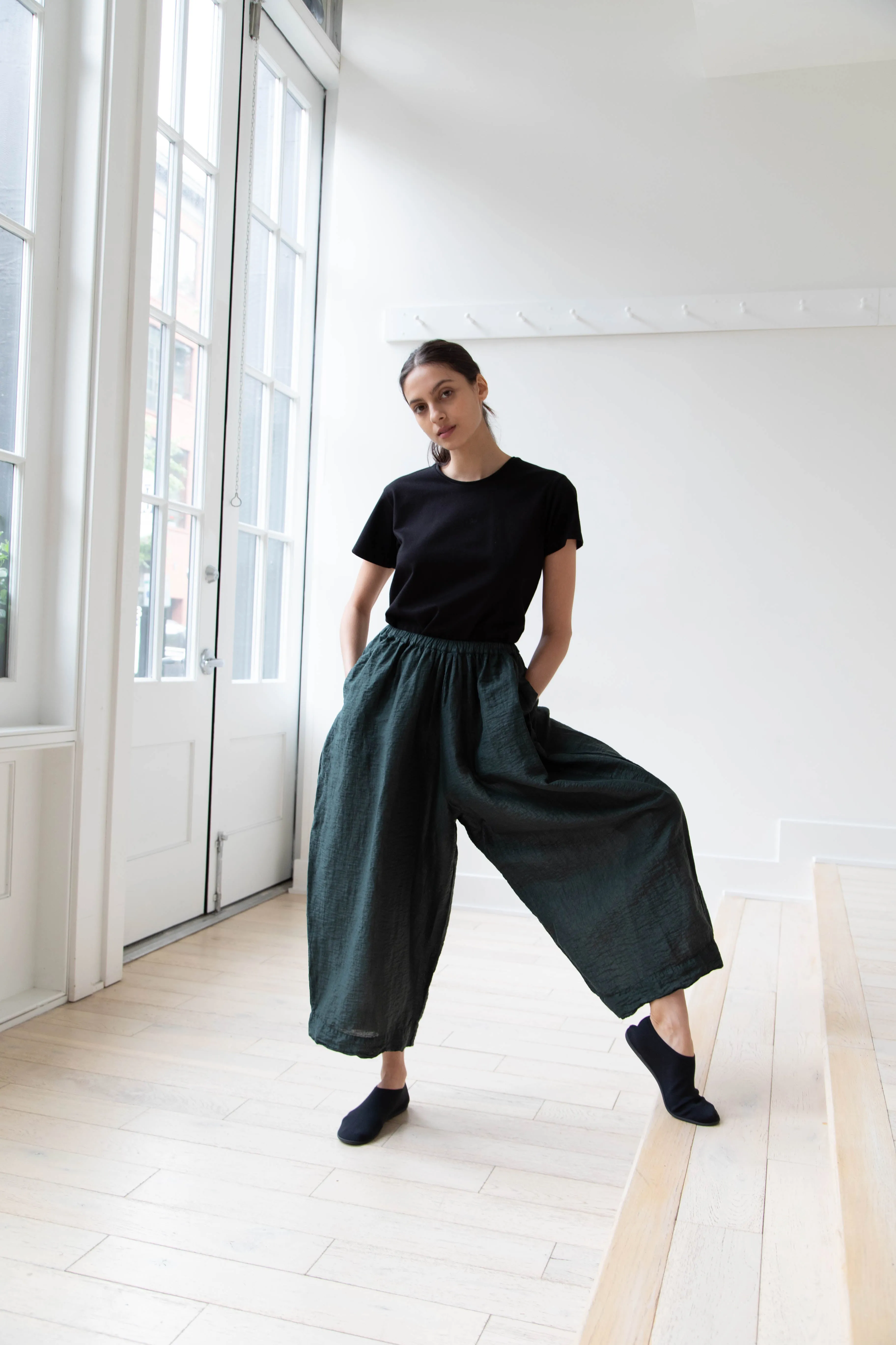 Manuelle Guibal | Oversize Pants in Military