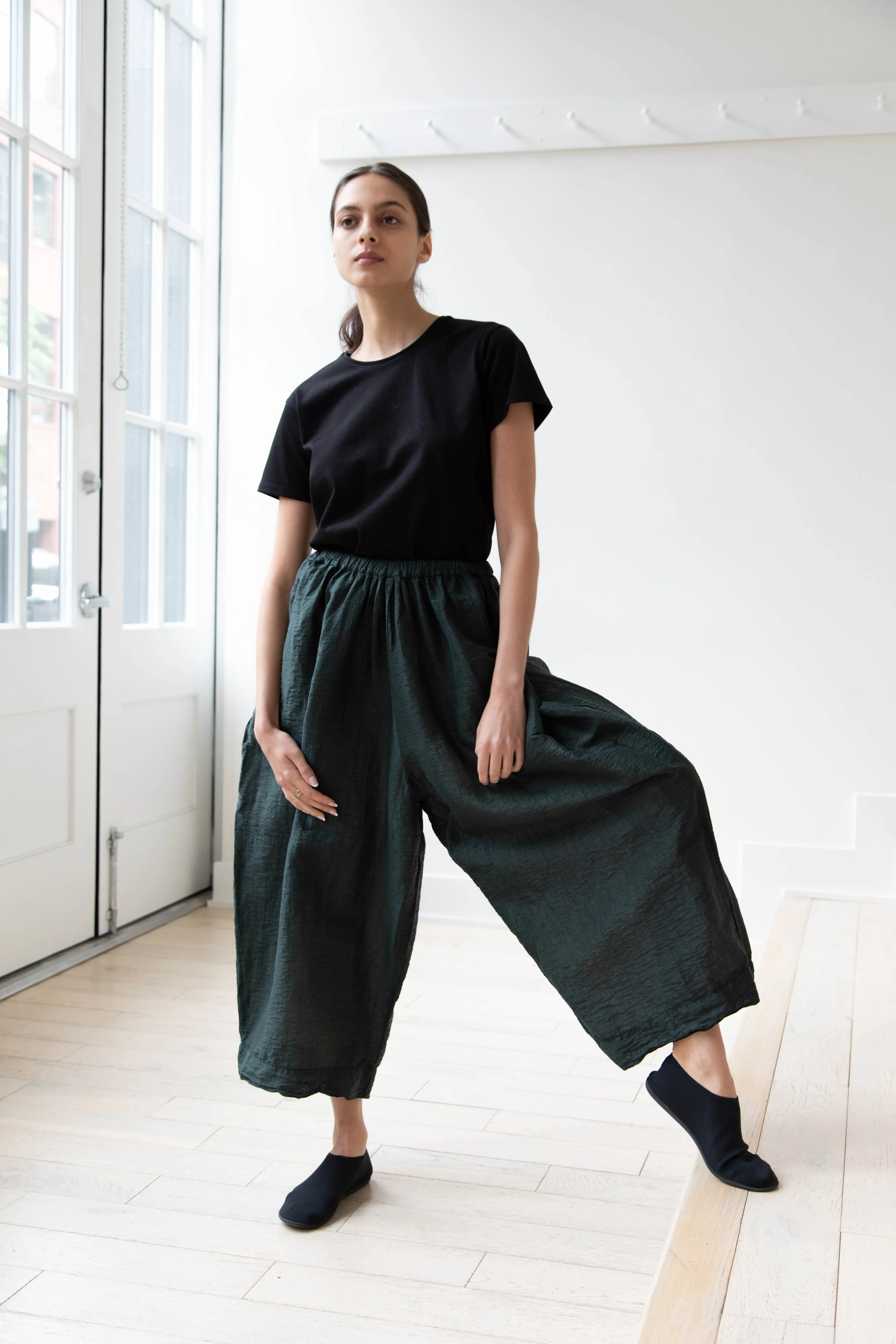 Manuelle Guibal | Oversize Pants in Military
