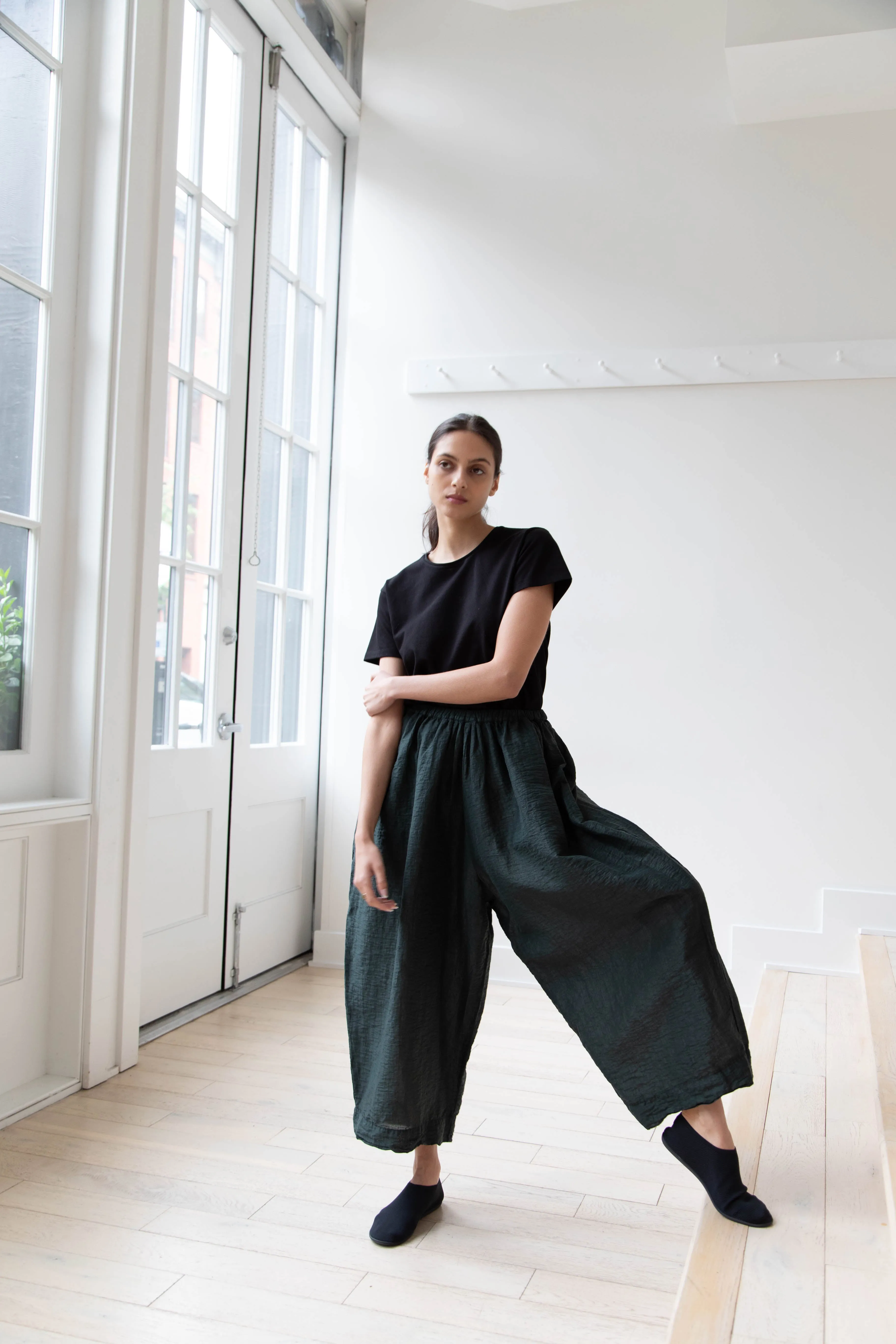 Manuelle Guibal | Oversize Pants in Military