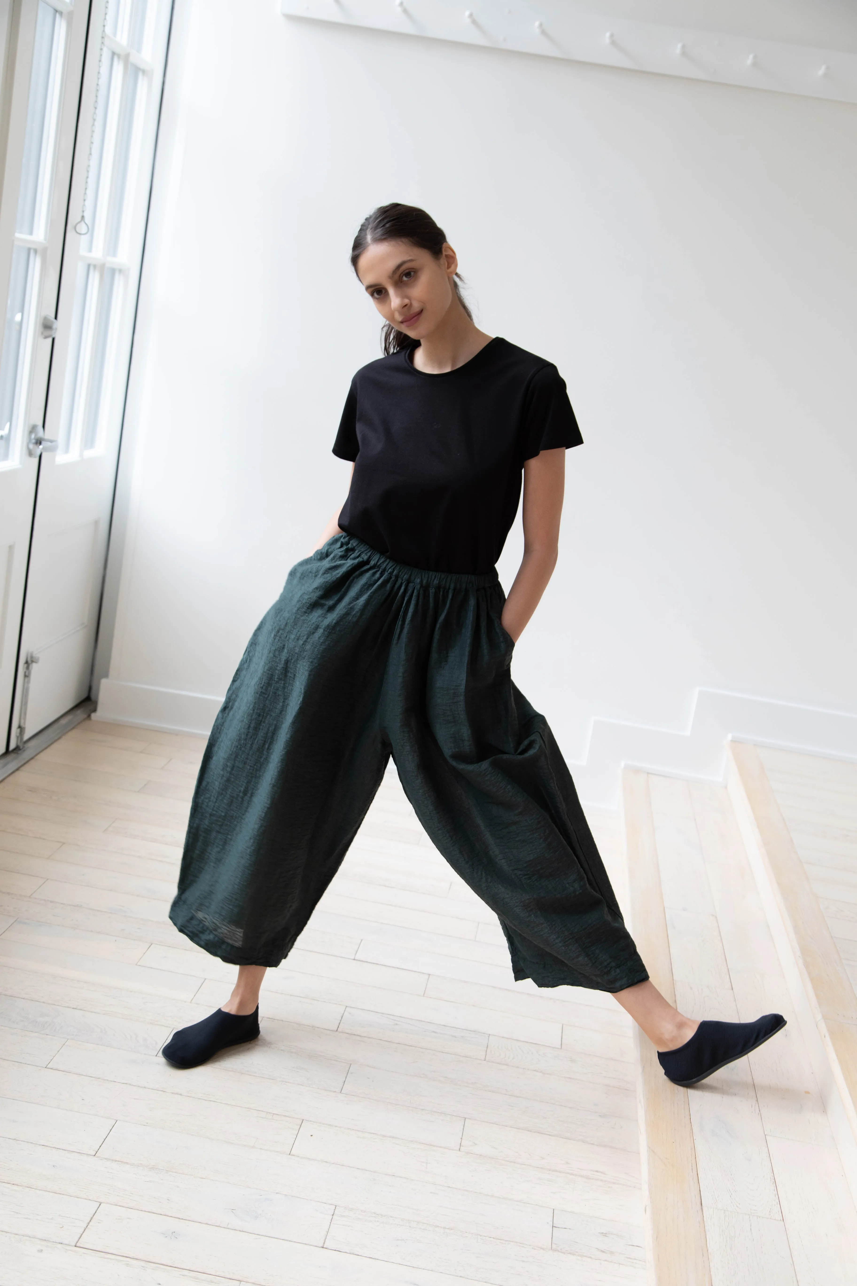 Manuelle Guibal | Oversize Pants in Military