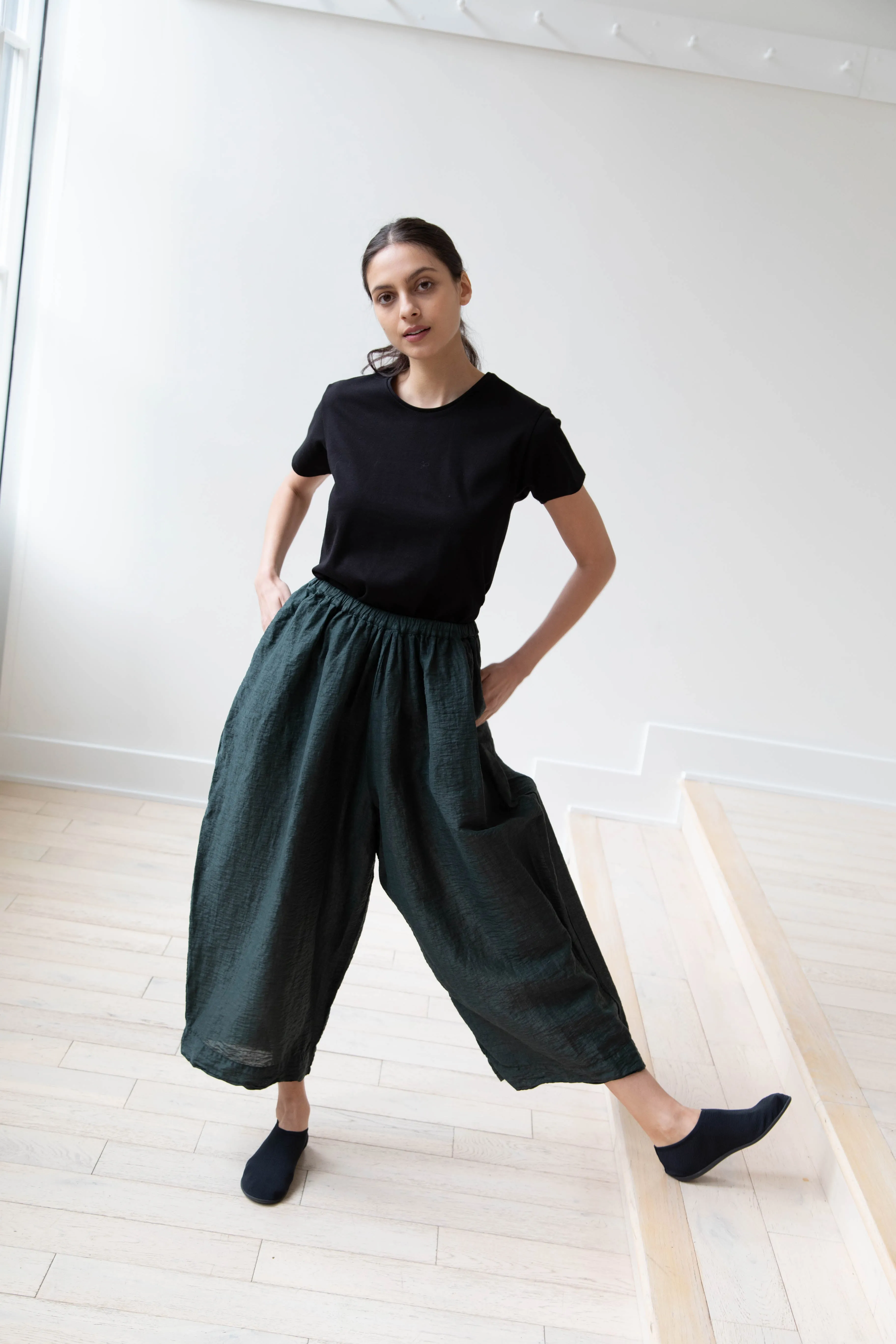 Manuelle Guibal | Oversize Pants in Military