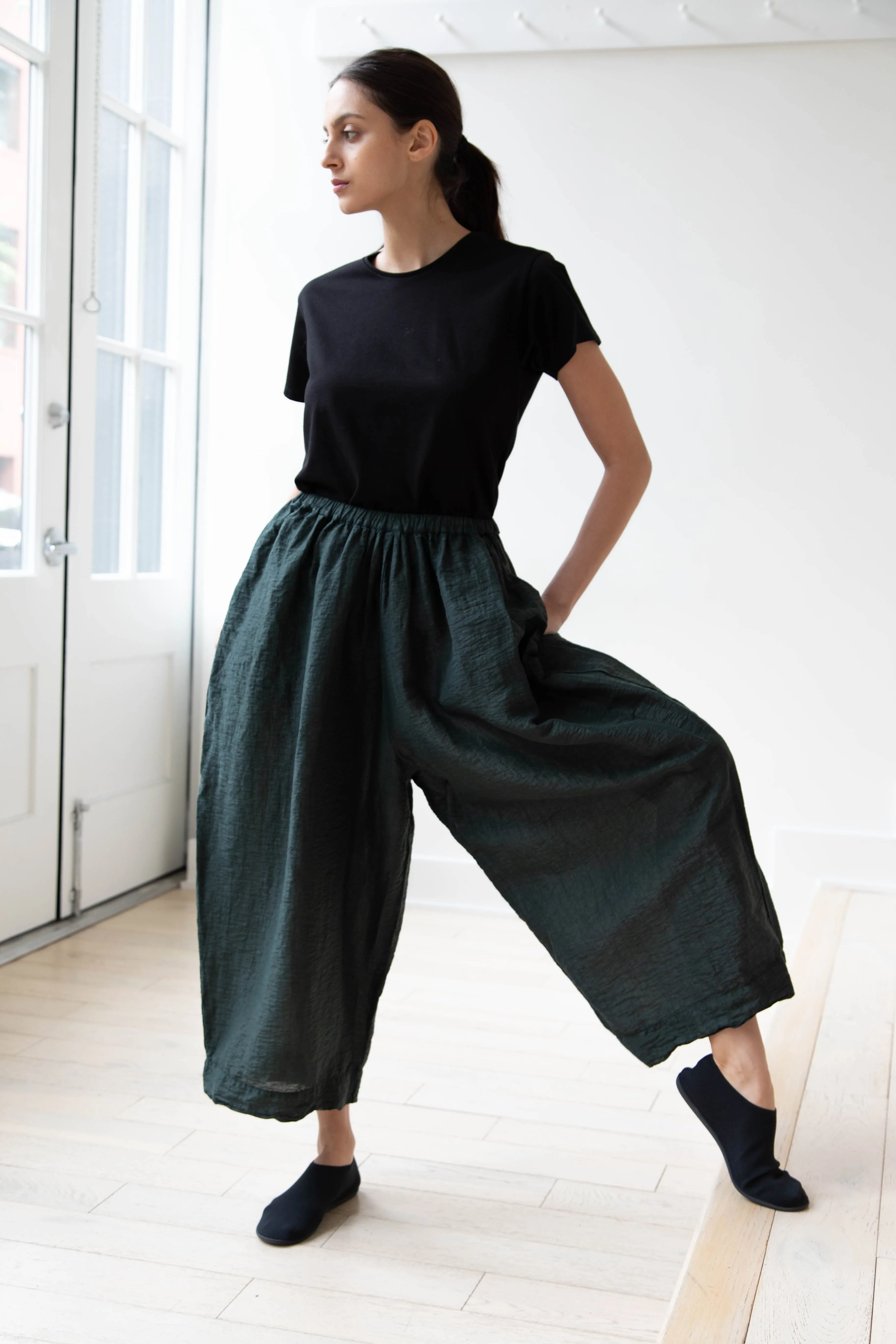 Manuelle Guibal | Oversize Pants in Military