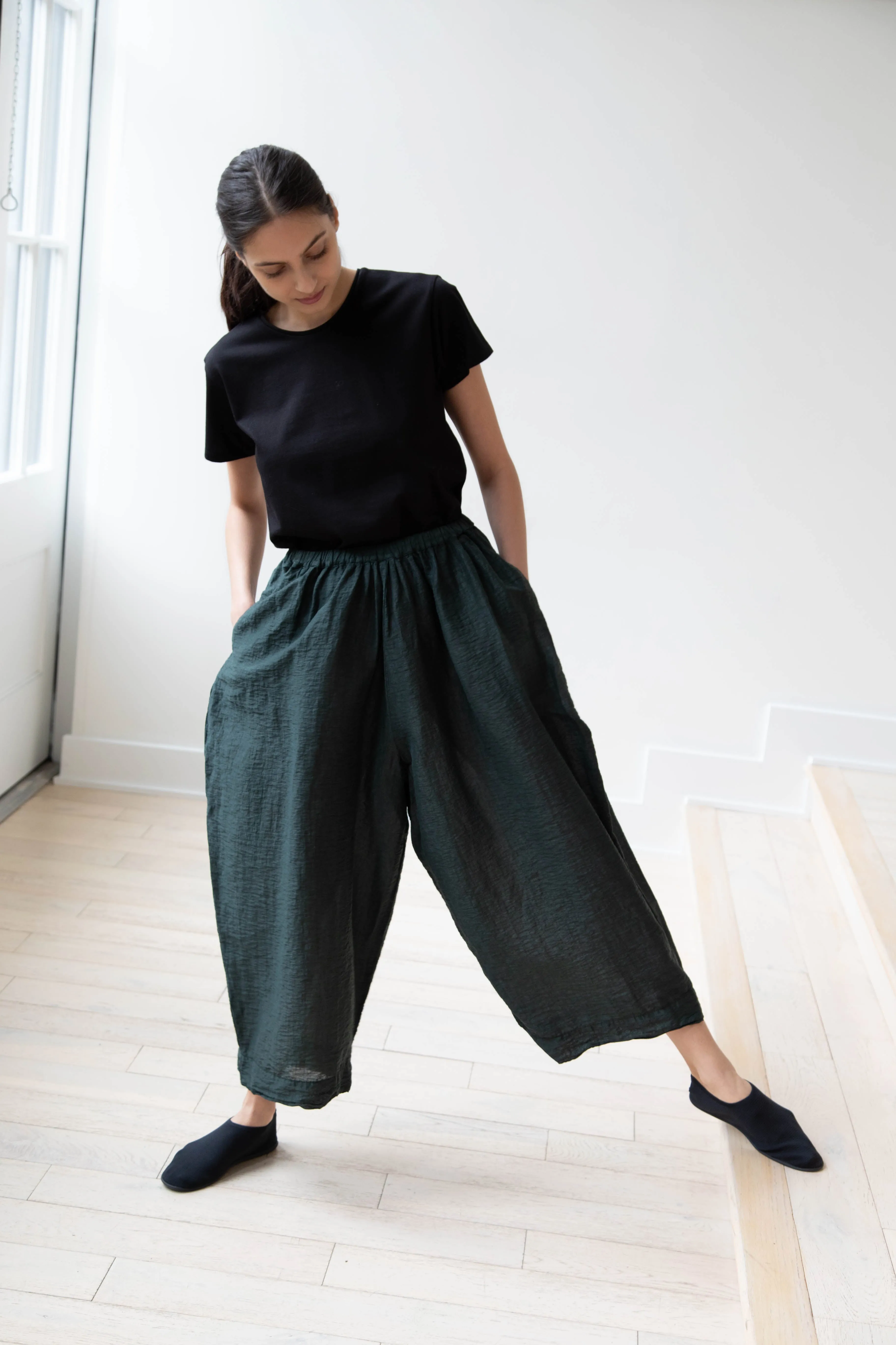 Manuelle Guibal | Oversize Pants in Military