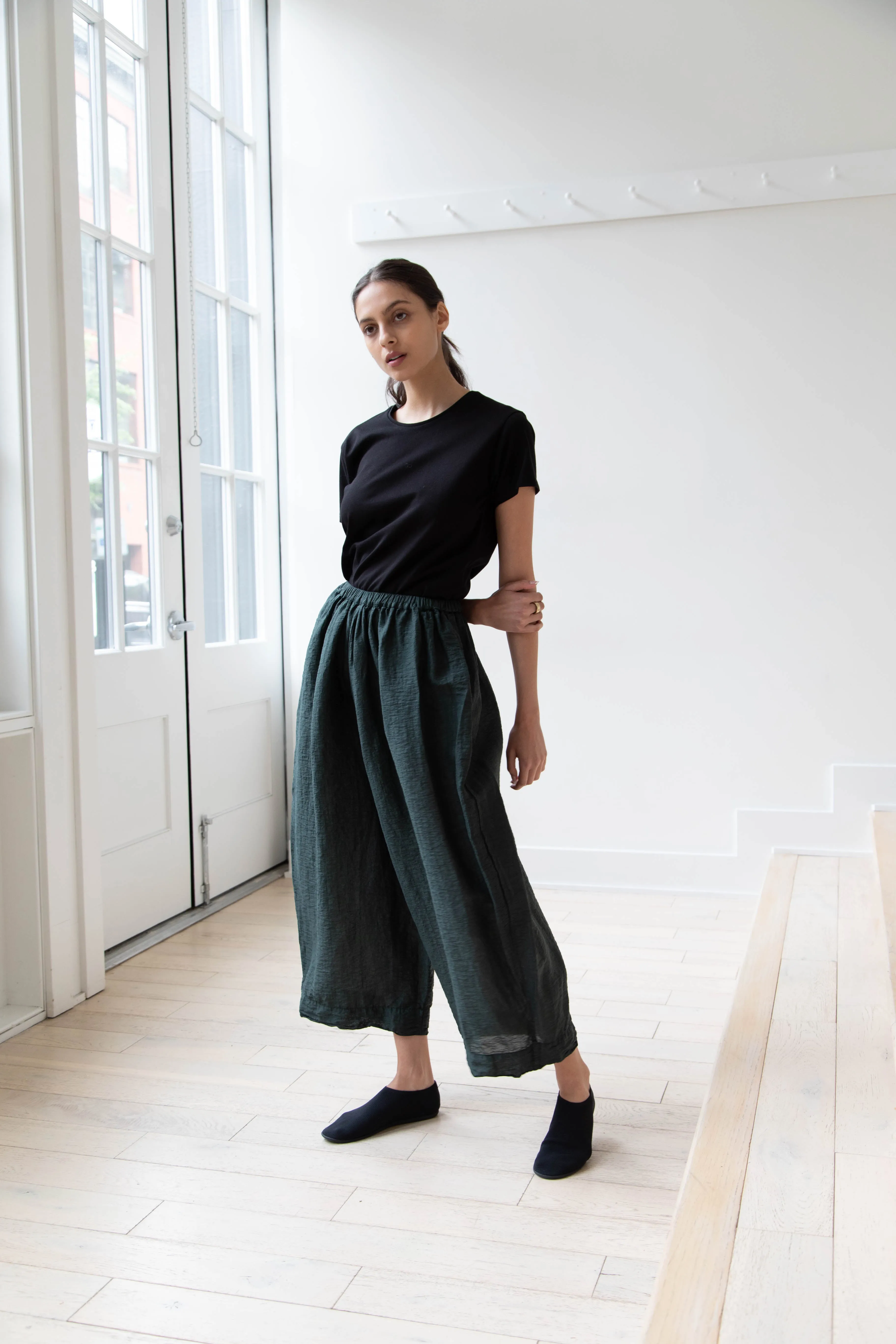 Manuelle Guibal | Oversize Pants in Military
