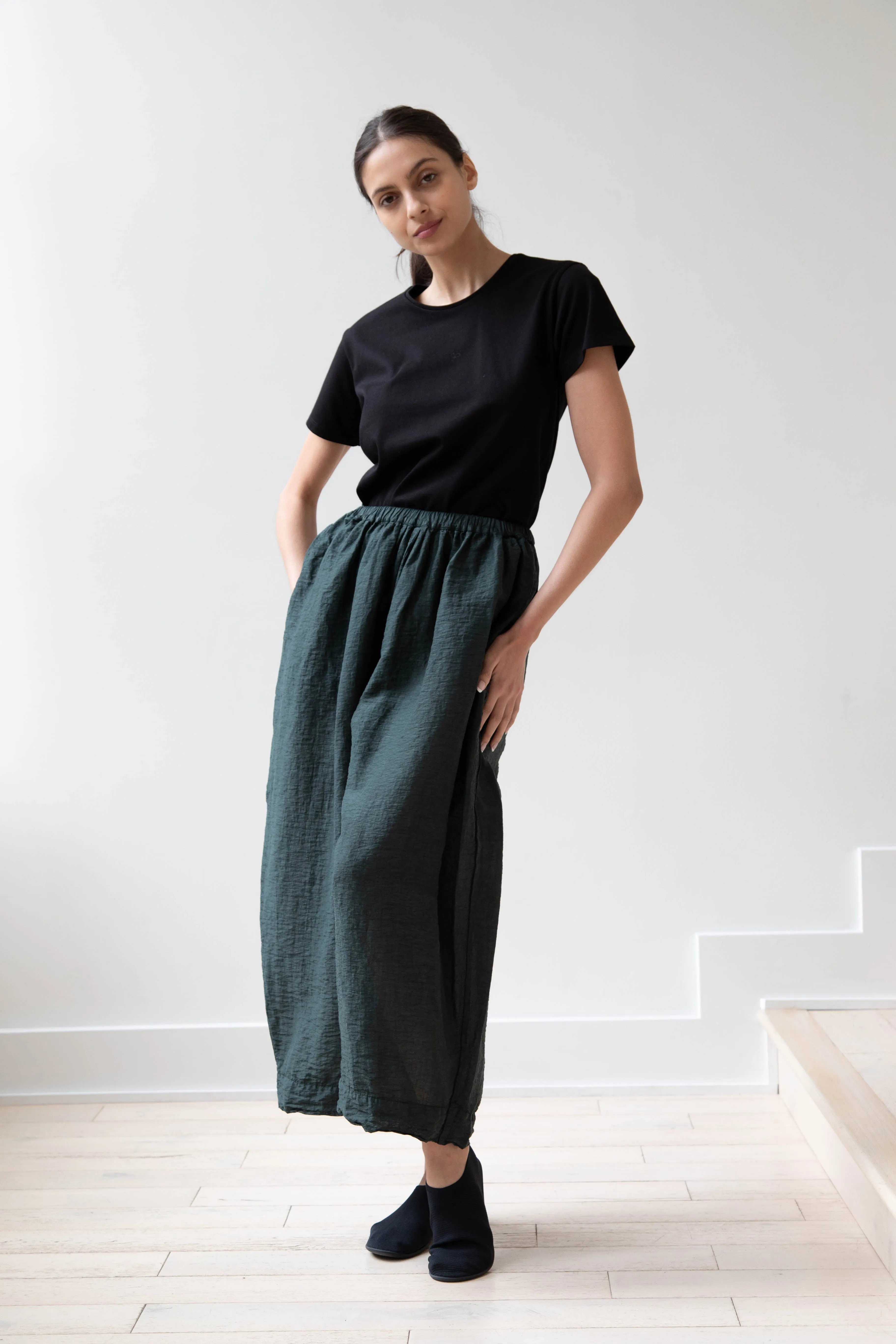 Manuelle Guibal | Oversize Pants in Military