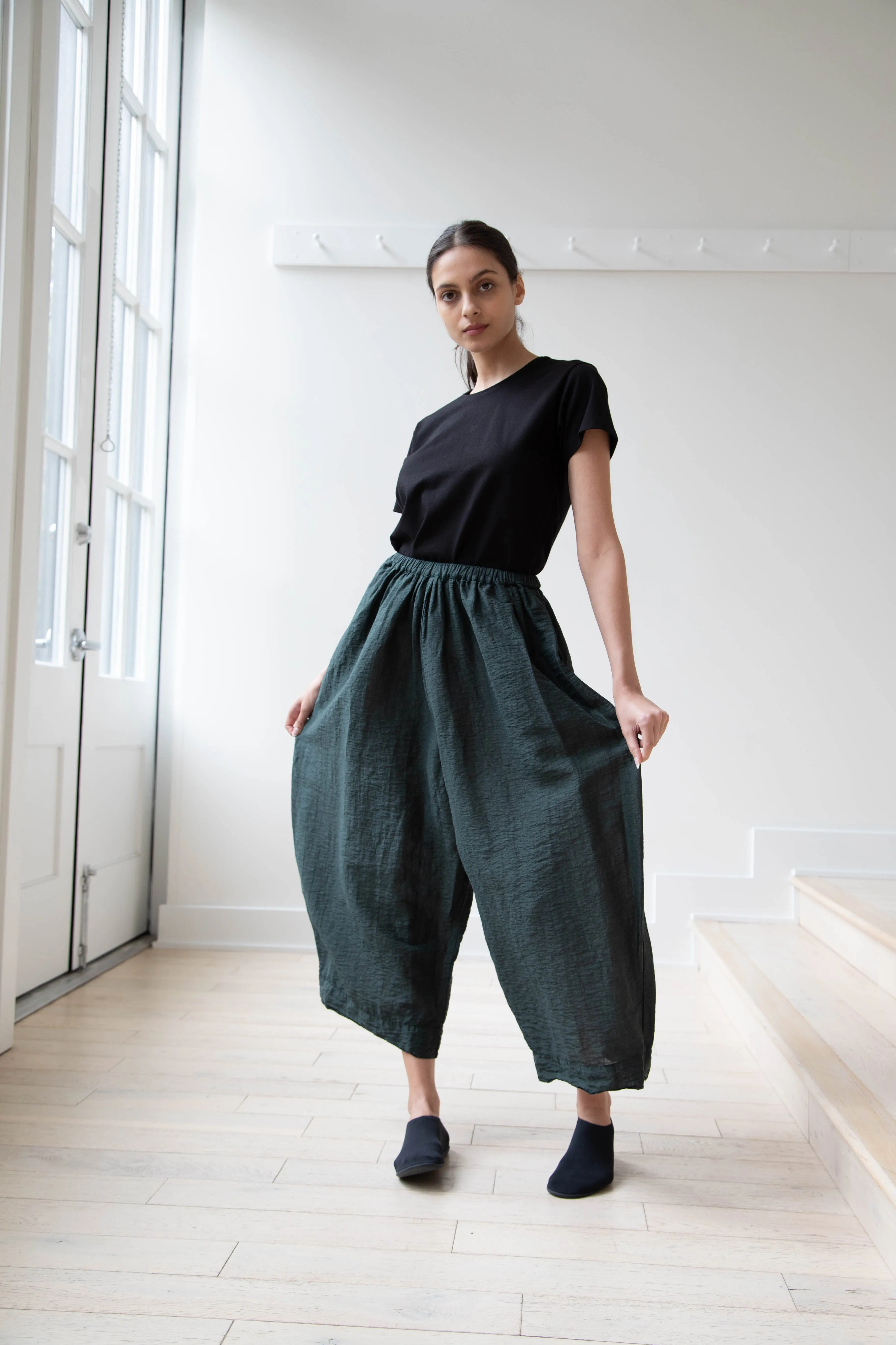 Manuelle Guibal | Oversize Pants in Military