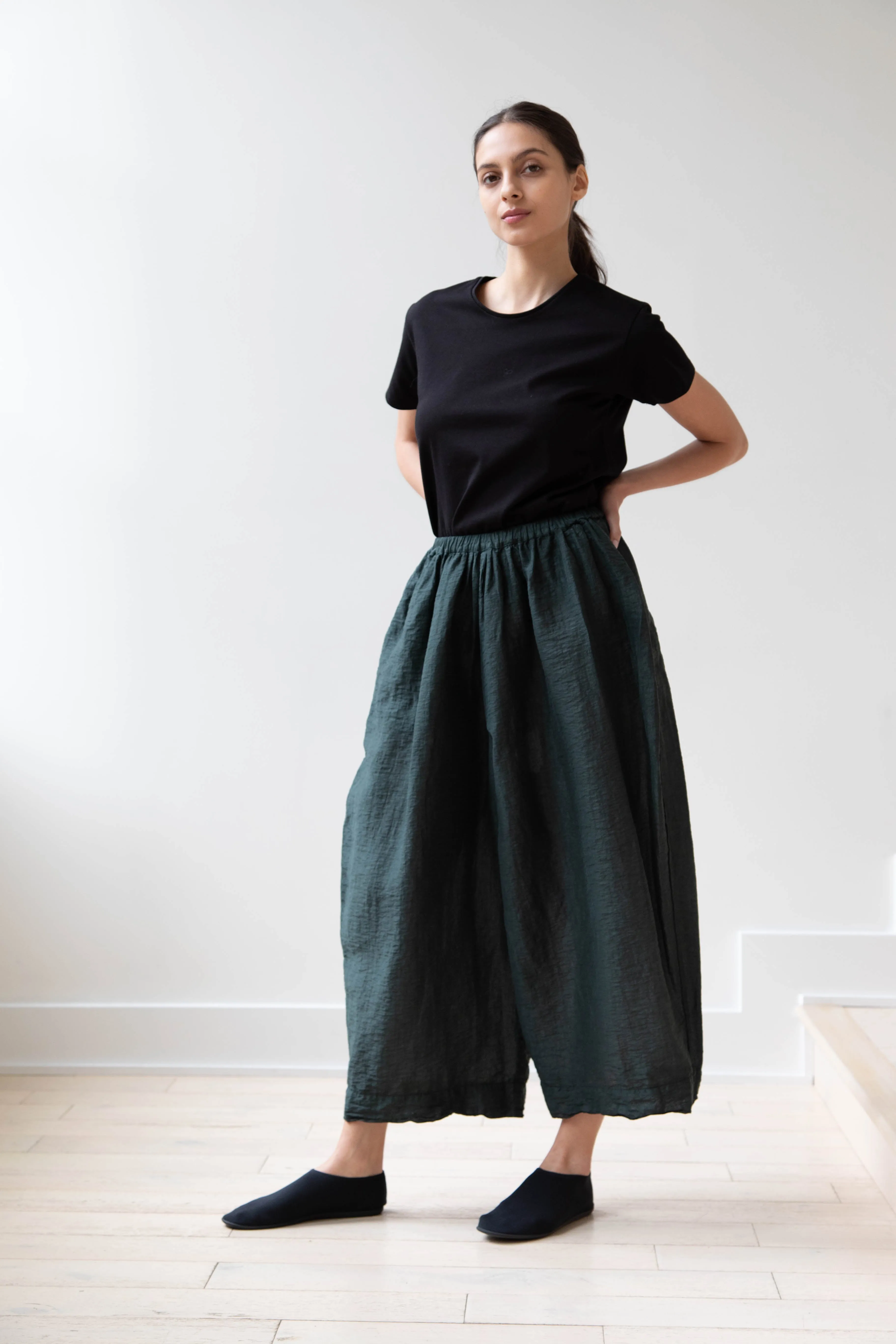 Manuelle Guibal | Oversize Pants in Military