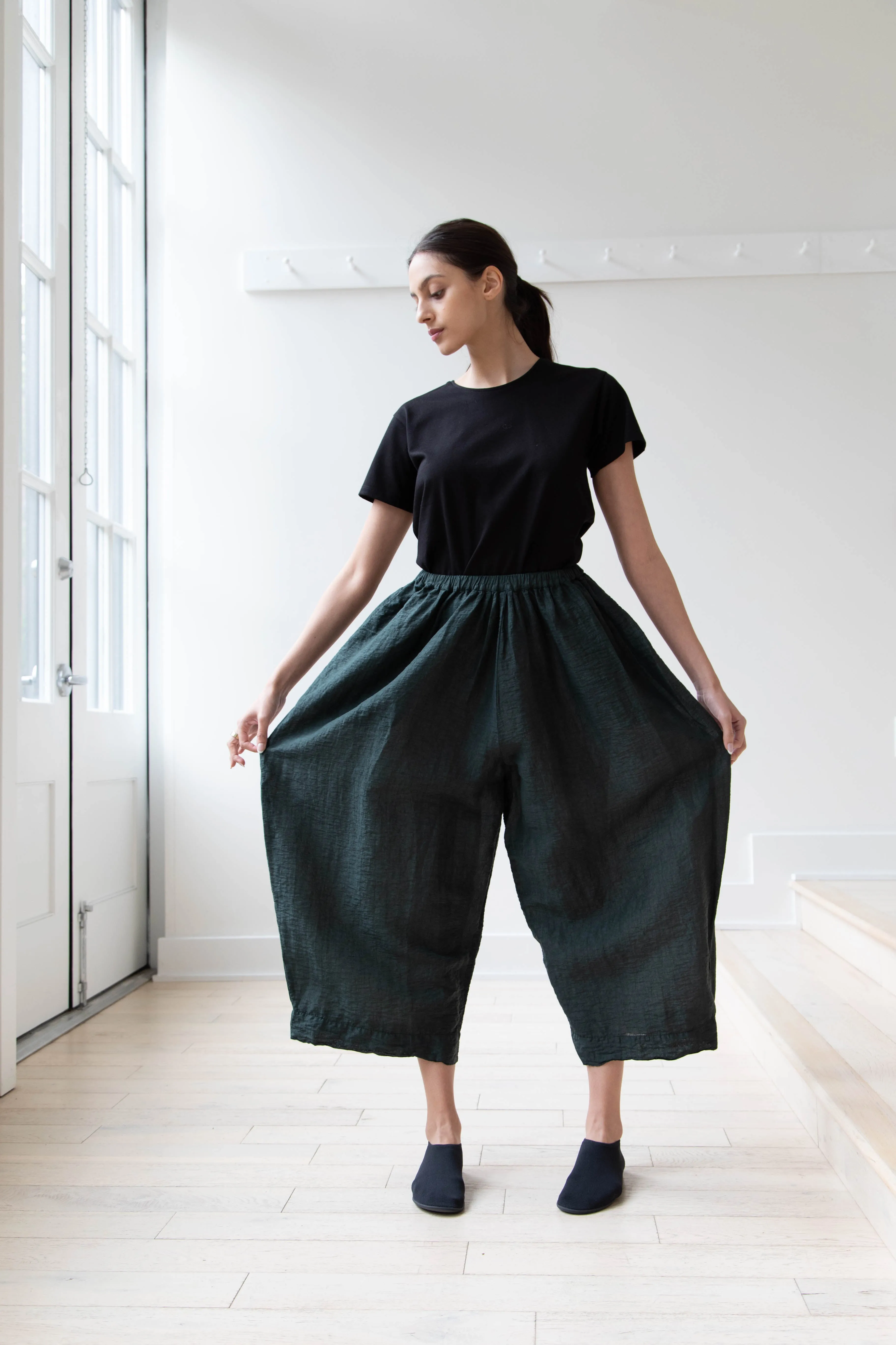 Manuelle Guibal | Oversize Pants in Military