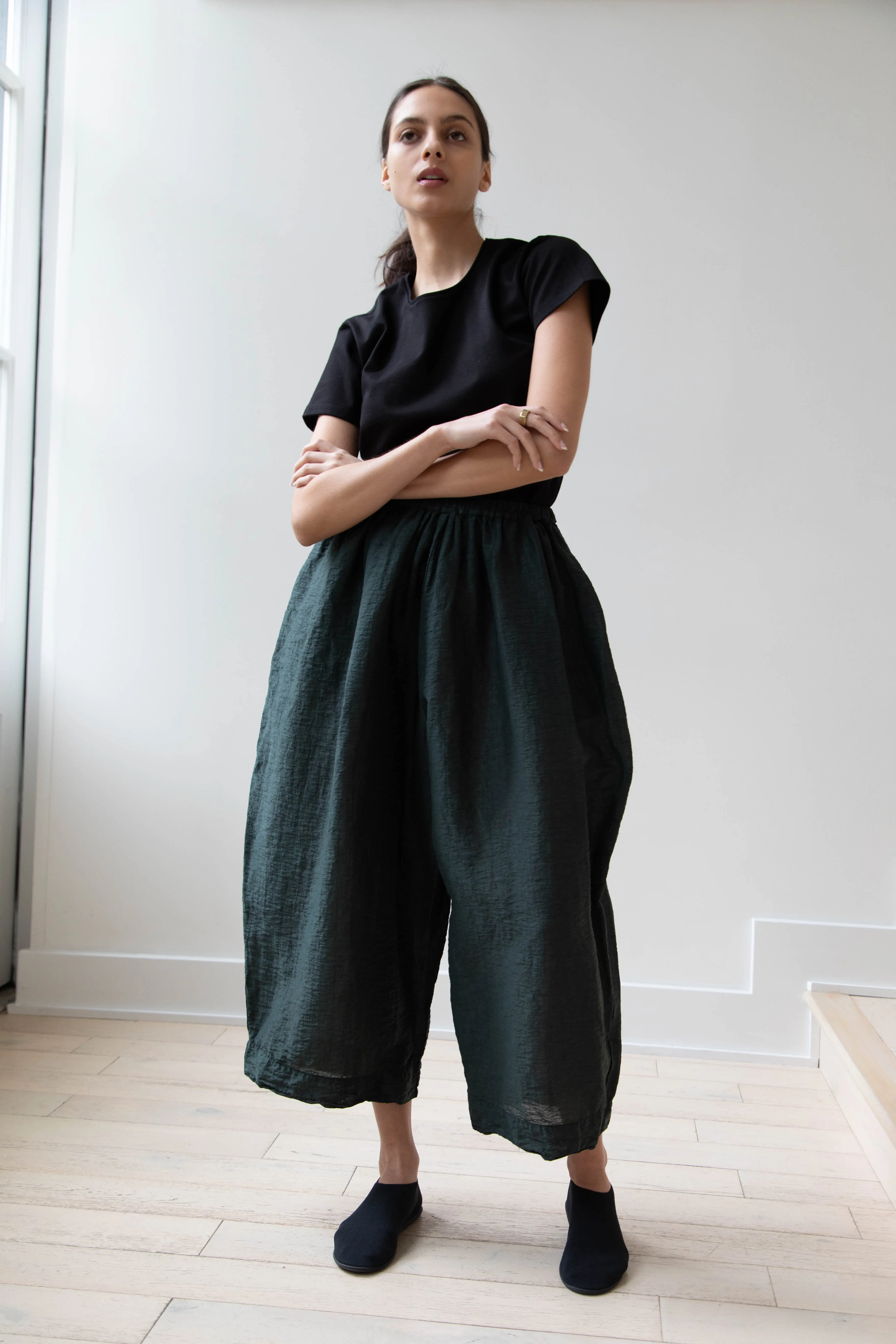 Manuelle Guibal | Oversize Pants in Military