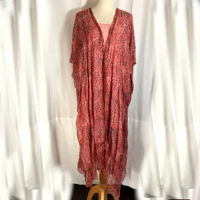 Mauve Hand Beaded Kimono