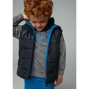 Mayoral Boys Reversible Gilet 4347 Cobalt Navy