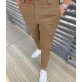 Men Casual Slim Fit Straight Pants