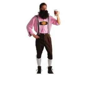 Mens Happy Beer Man Deluxe Costume