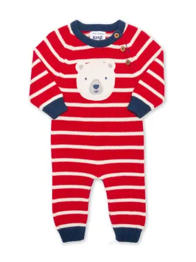 Mr Bear knit romper